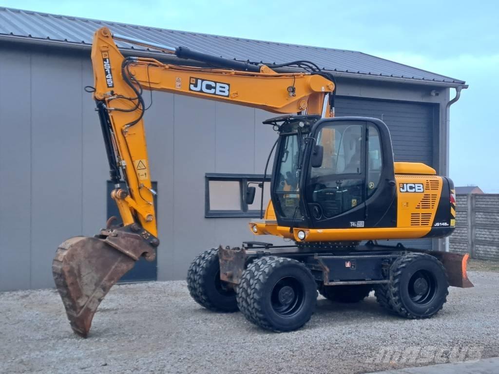 JCB JS145 W  휠 굴삭기