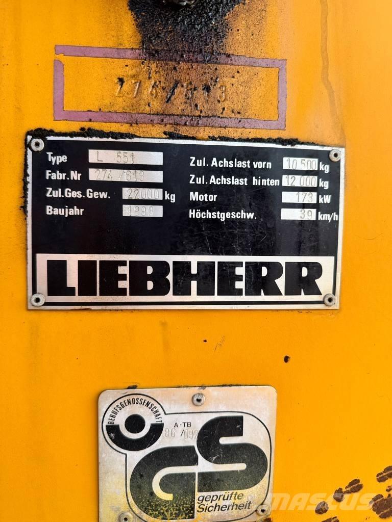 Liebherr L 551  휠로우더