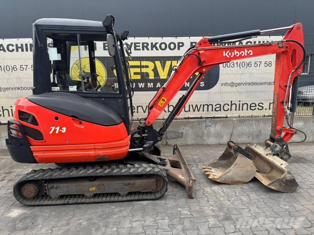 Kubota KX 71-3 소형 굴삭기 7톤 미만