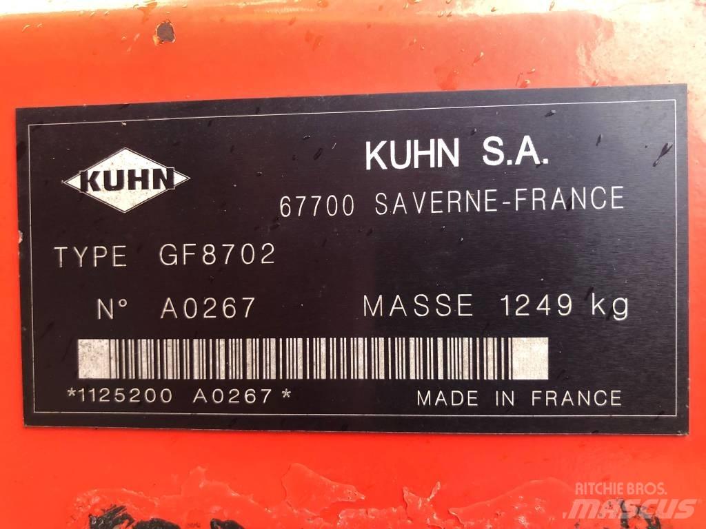 Kuhn GF 8702 갈퀴 및 테더