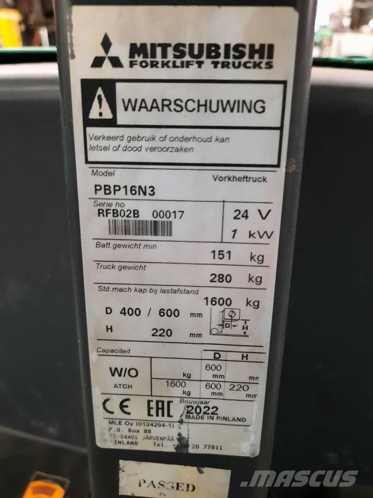 Mitsubishi PBP16N3 경량 리프터