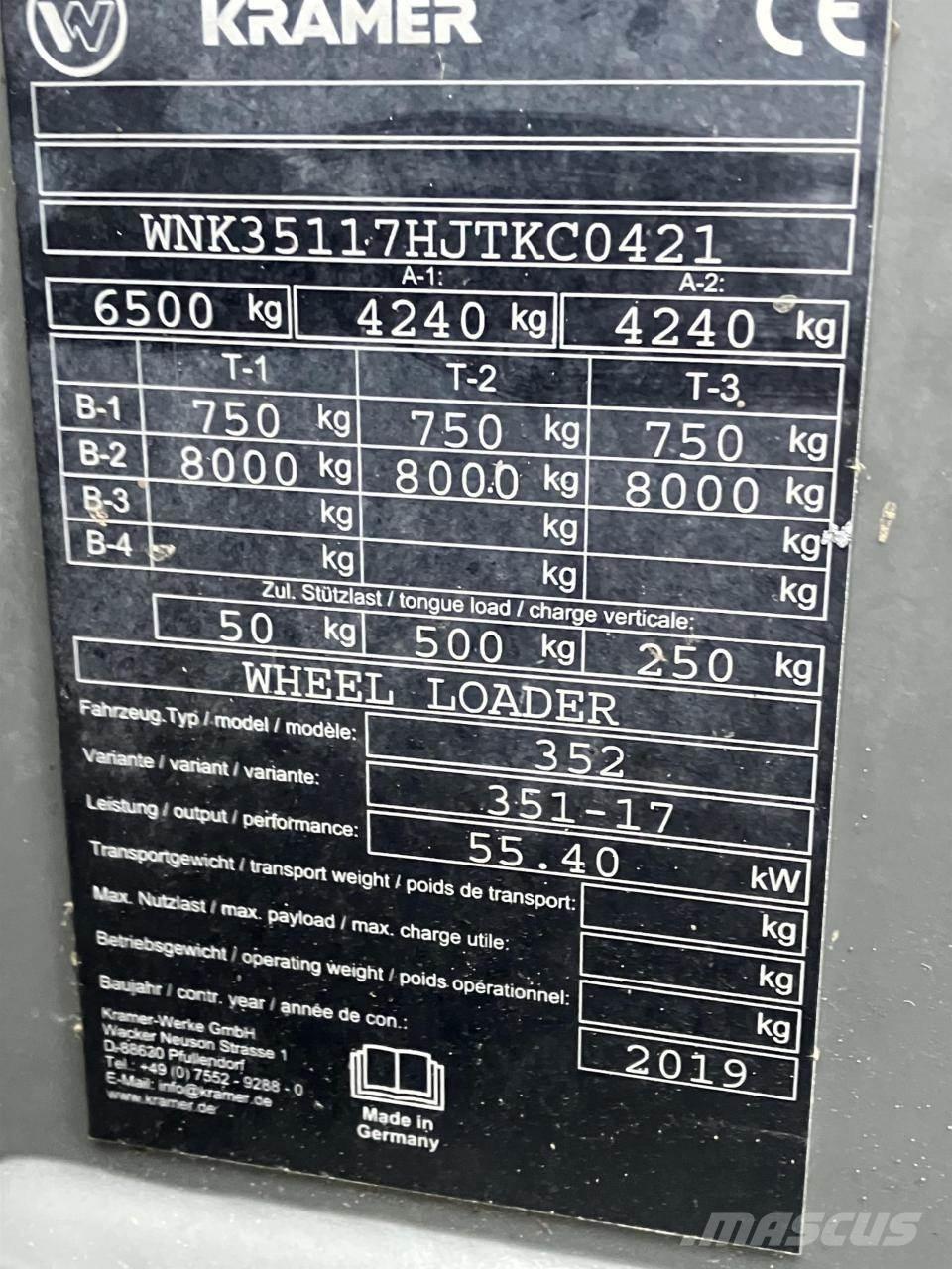 Kramer 8085T 농업용 텔레 핸들러
