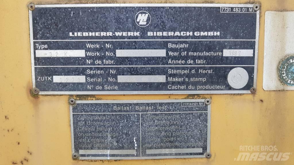 Liebherr K 32 타워 크레인