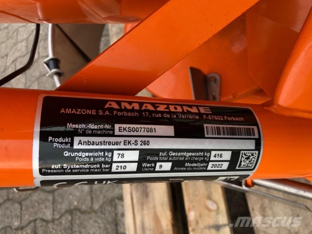 Amazone EKS 260 모래(염화칼슘) 살포기