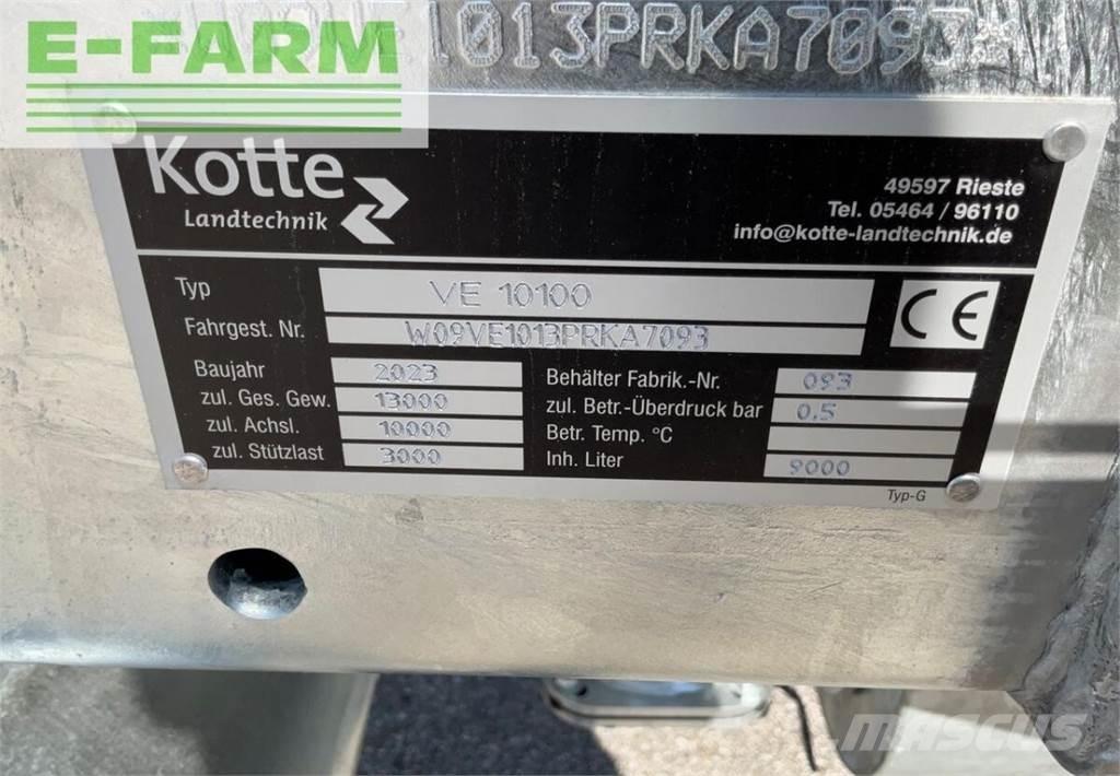 Kotte ve9.500 탱커 세미 트레일러
