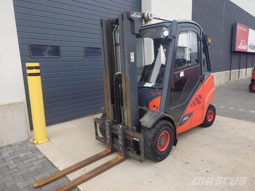 Linde H25/600D/393 디젤 지게차