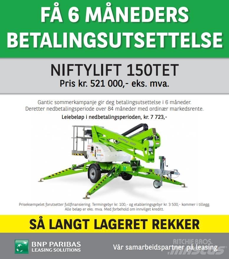 Niftylift 150TET 트레일러 탑재 고소작업대