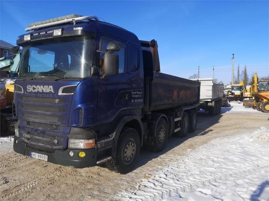 Scania R560 8x4 스킵 로더 트럭