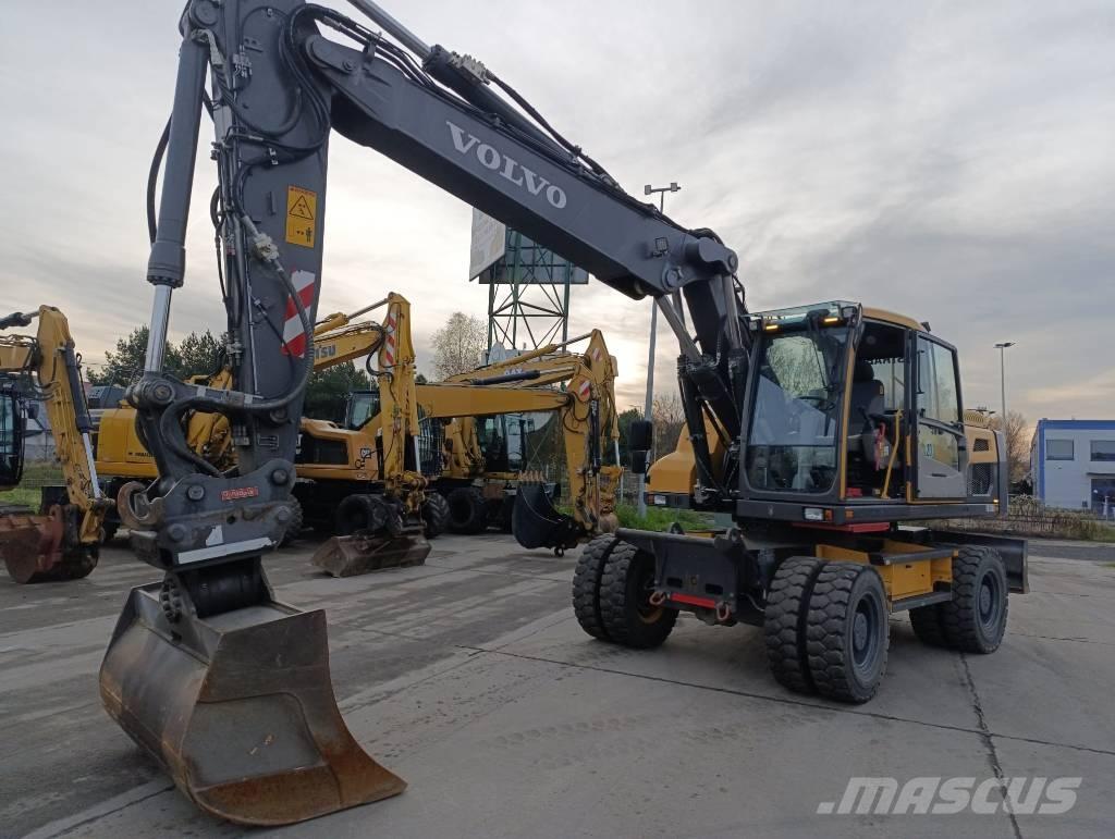 Volvo EW 210 D  휠 굴삭기