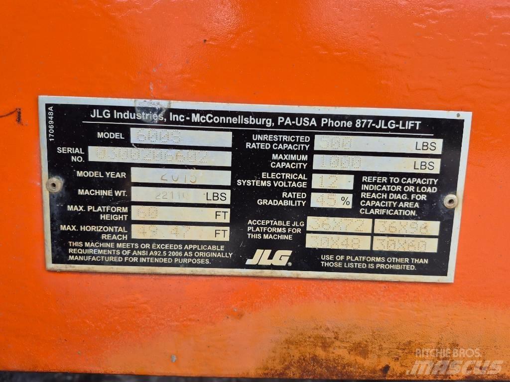 JLG 800 S 관절형 전동이동 리프트
