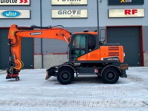 Doosan DX170W-5  휠 굴삭기