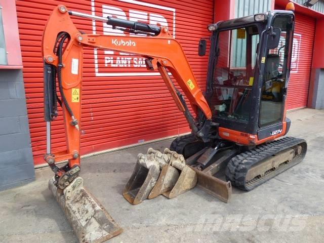 Kubota U 27-4 소형 굴삭기 7톤 미만