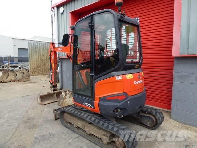 Kubota U 27-4 소형 굴삭기 7톤 미만