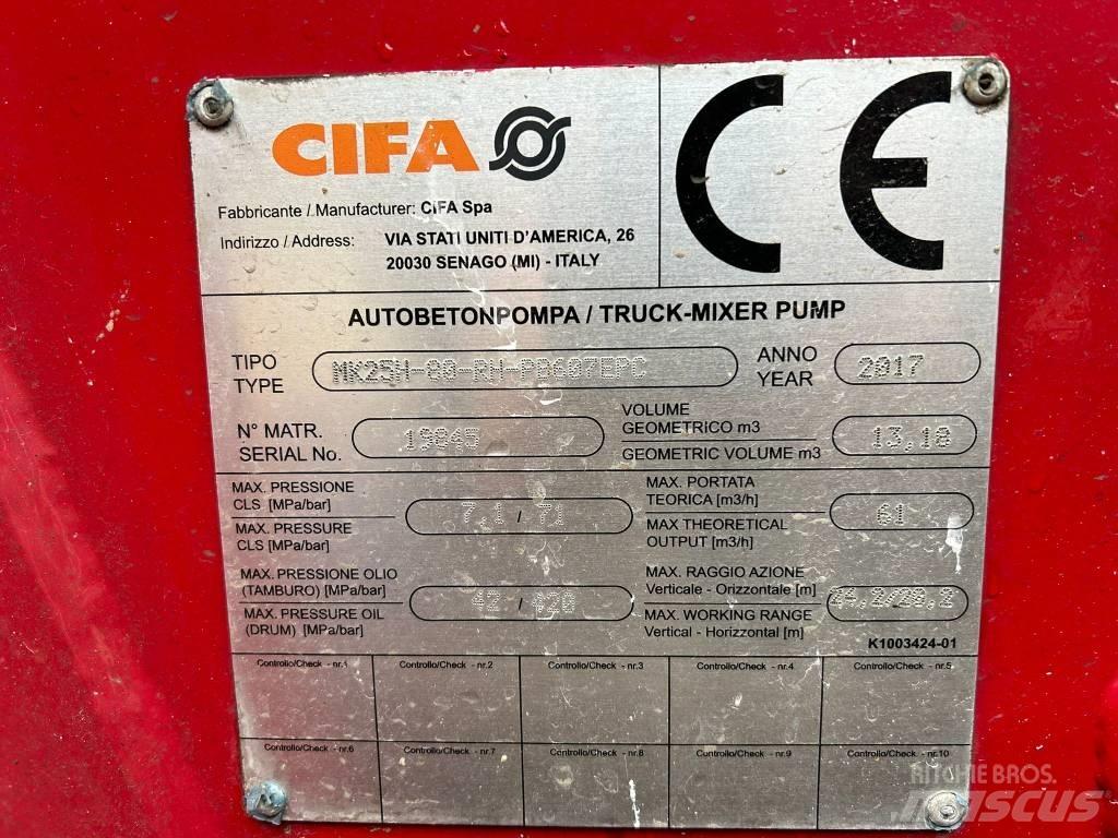 Cifa MK25H Carbotech 콘크리트 펌프카