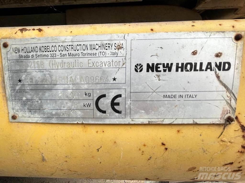 New Holland E215B 특수 굴삭기