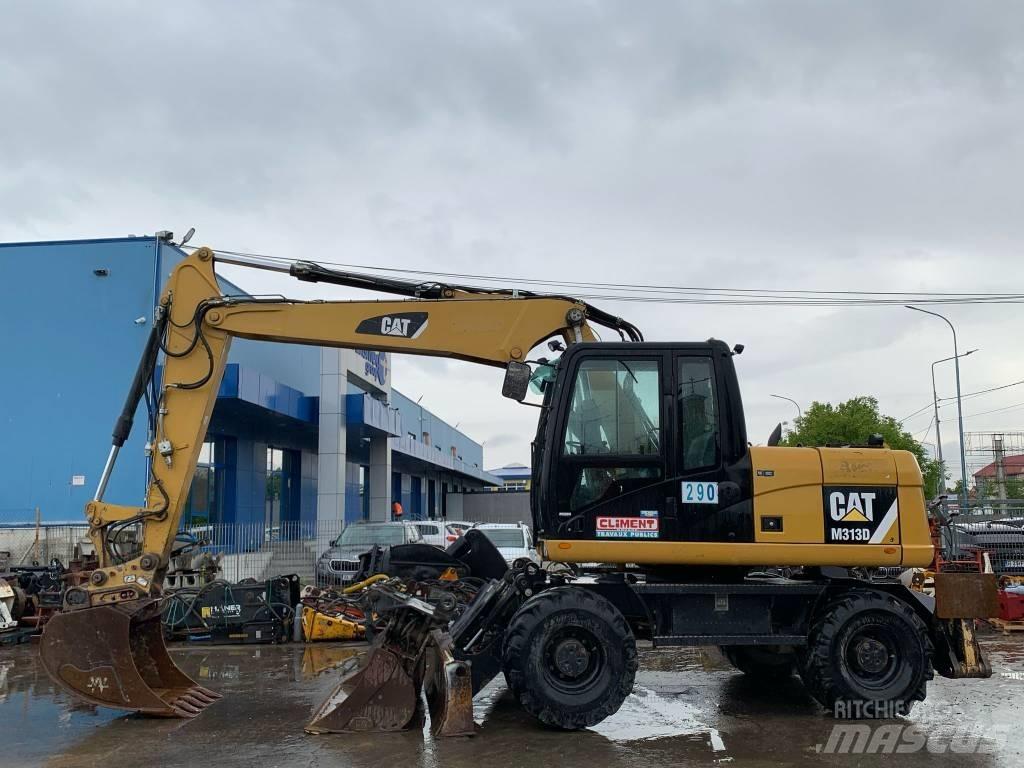 CAT M 313 D  휠 굴삭기