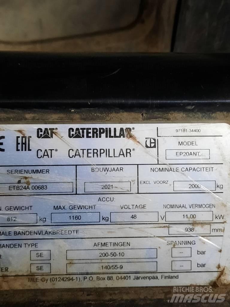 CAT EP20ANT 전동 지게차