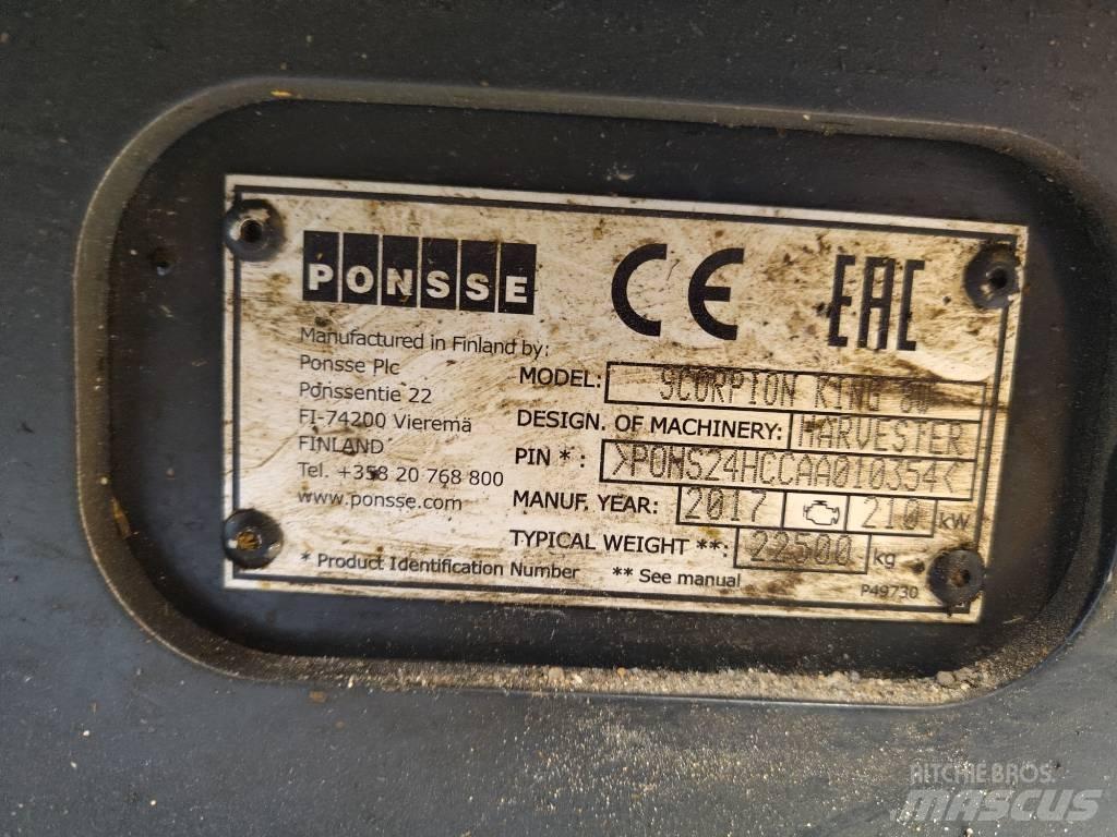 Ponsse Scorpion King 원목 하베스터