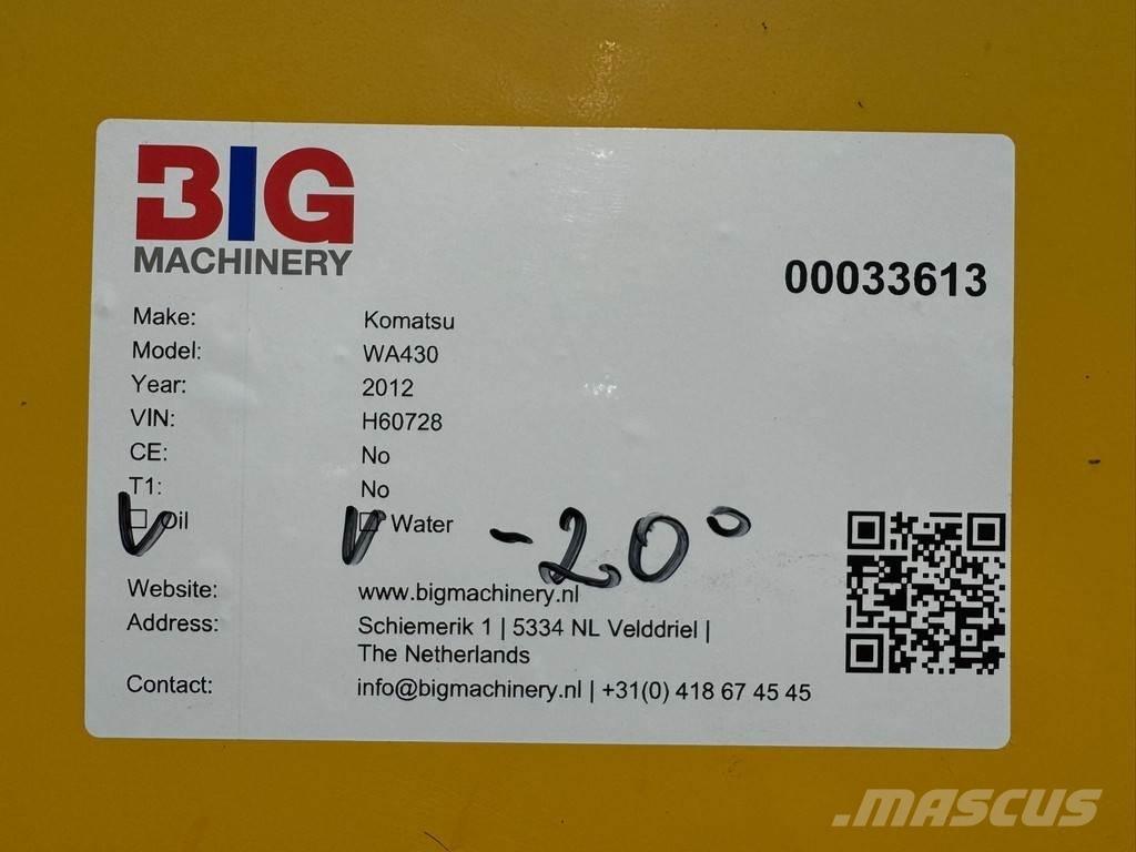 Komatsu WA430-6  휠로우더