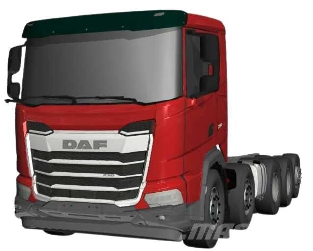 DAF XF 530 FAF 10x4 새시 운전실 트럭