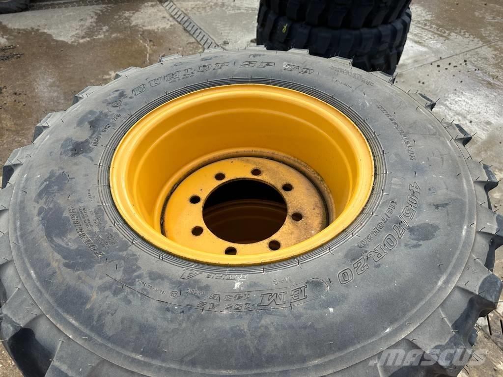 Dunlop 405/70R20 타이어, 휠 및 림