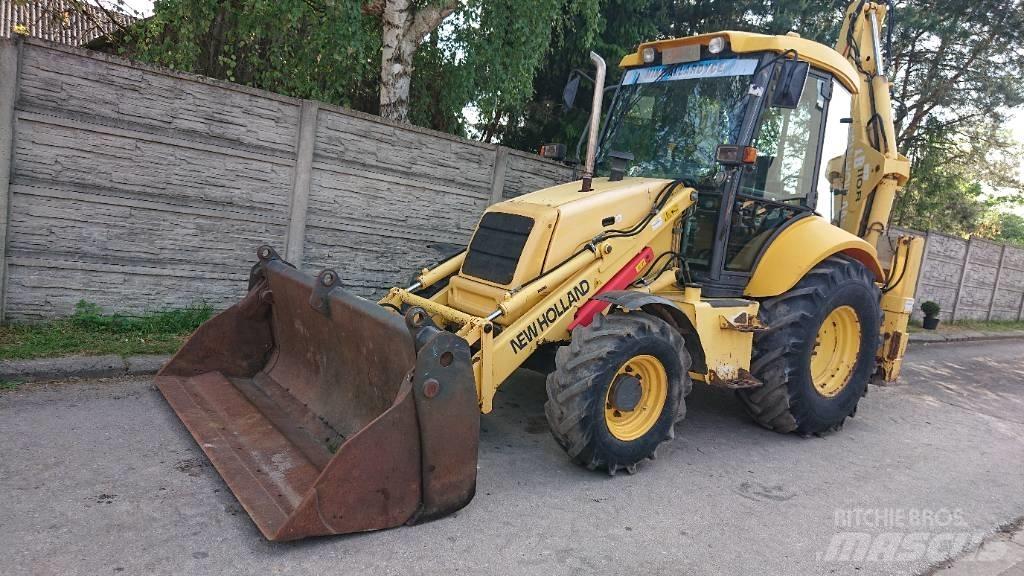 New Holland LB 110 백호로더