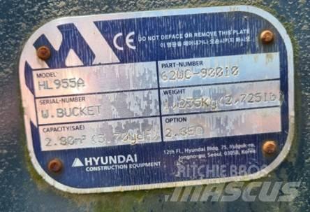 Hyundai HL955A 버켓