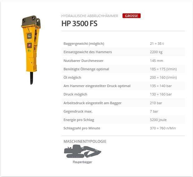 Indeco HP 3500 FS 브레이커