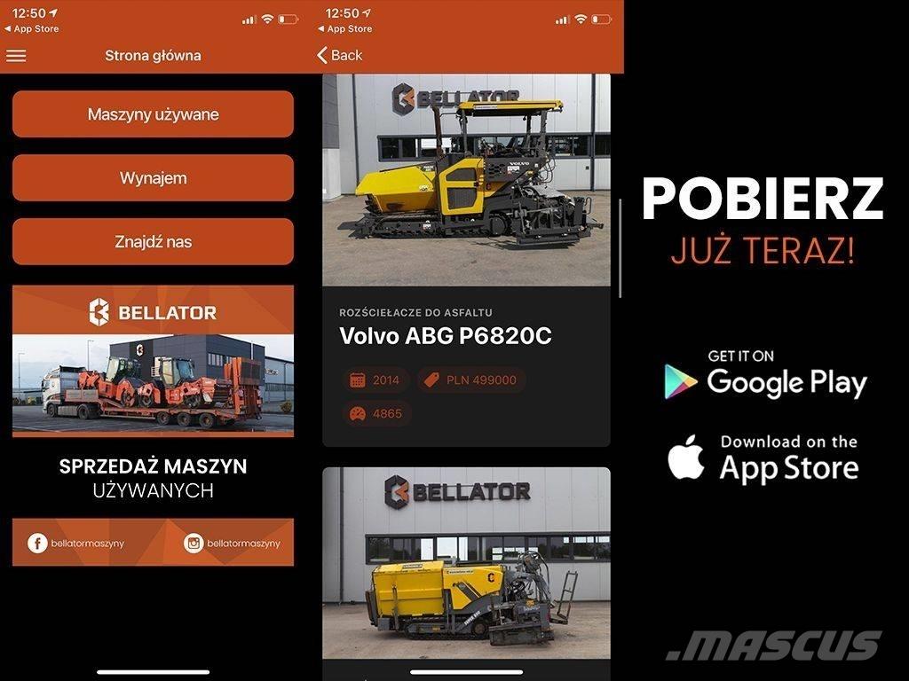 Volvo ABG P6820D 아스팔트 포장장비