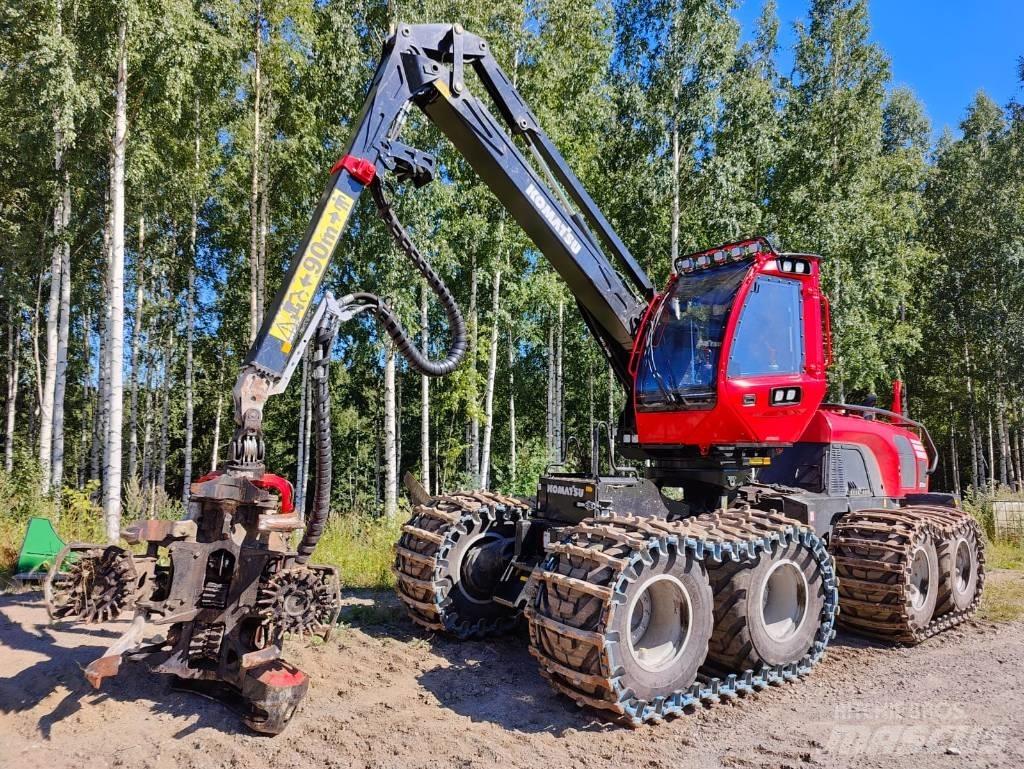 Komatsu 931 XC 원목 하베스터