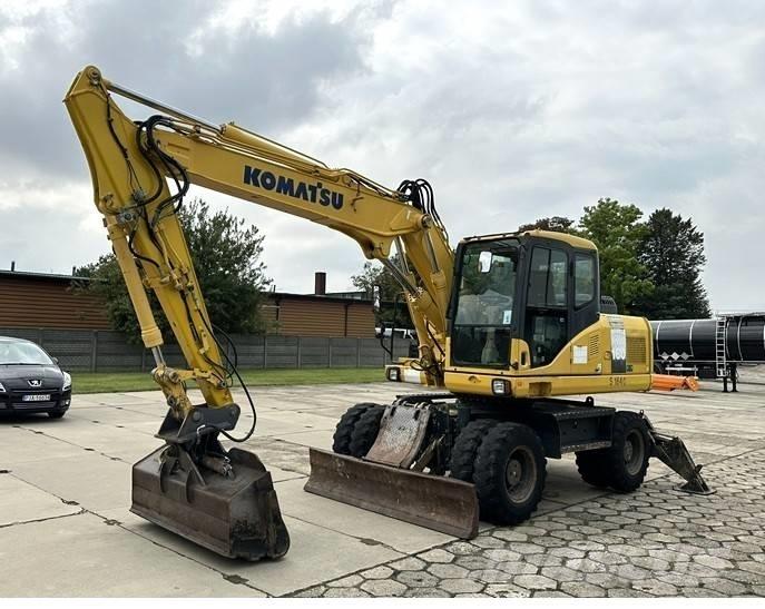 Komatsu PW 160-7E0  휠 굴삭기
