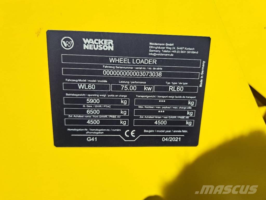 Wacker Neuson WL60  휠로우더