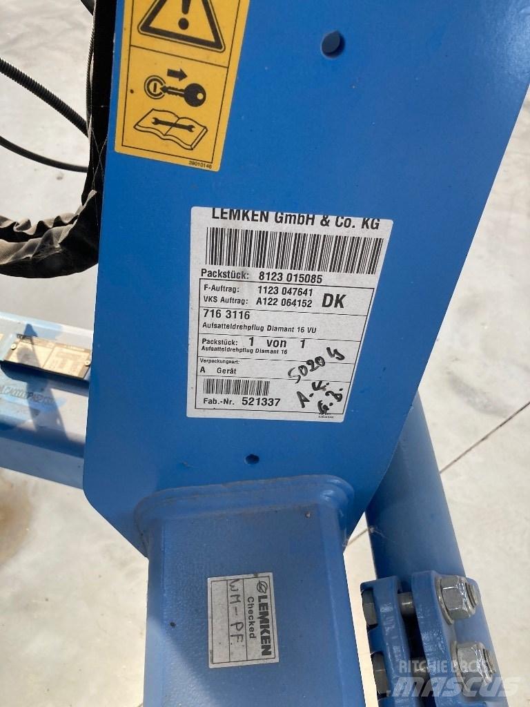 Lemken Diamant 16 가역 플로우(쟁기)