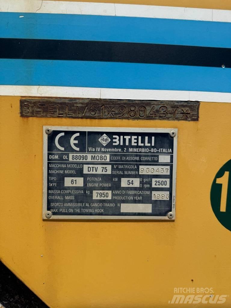 Bitelli DTV 75 트윈 드럼 롤러
