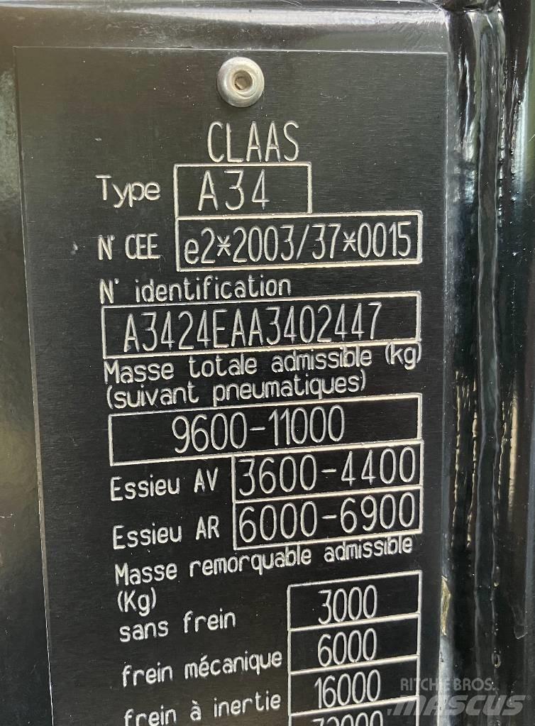 claas 550 cis 트랙터