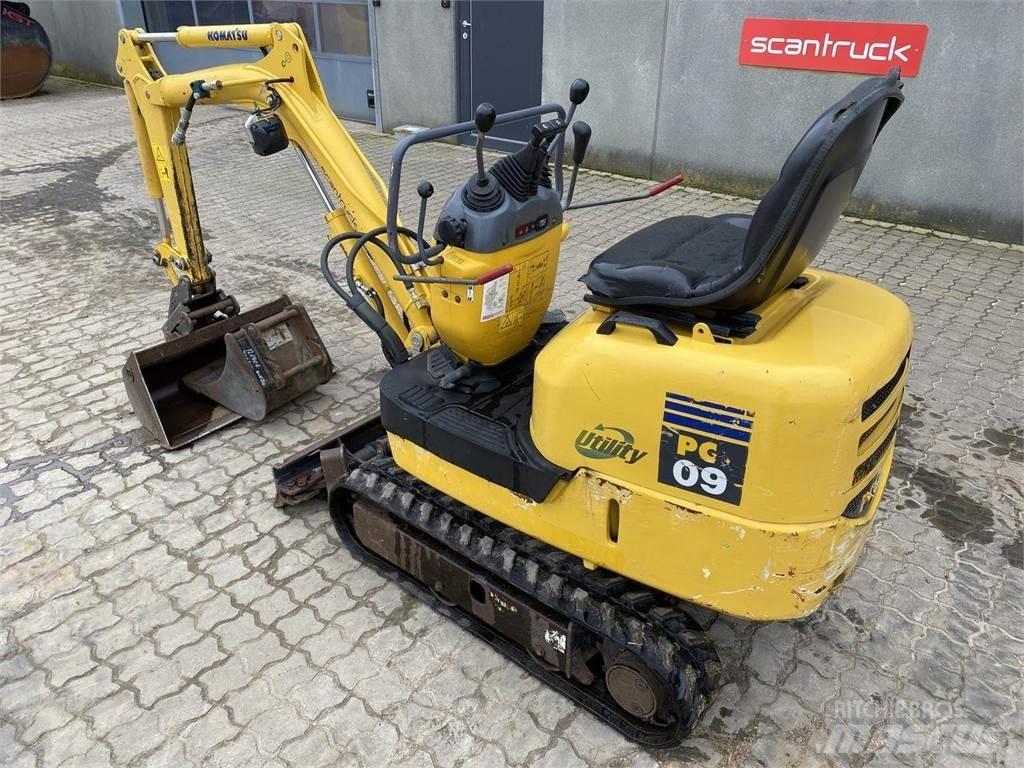 Komatsu PC09-1  휠 굴삭기