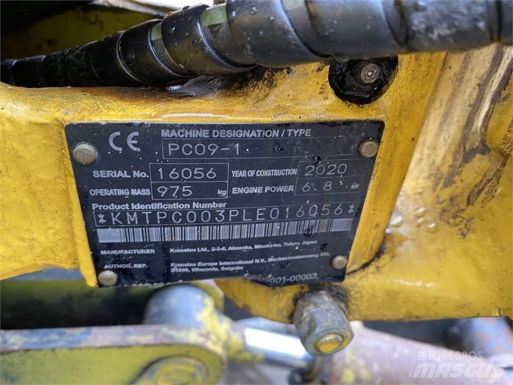 Komatsu PC09-1  휠 굴삭기