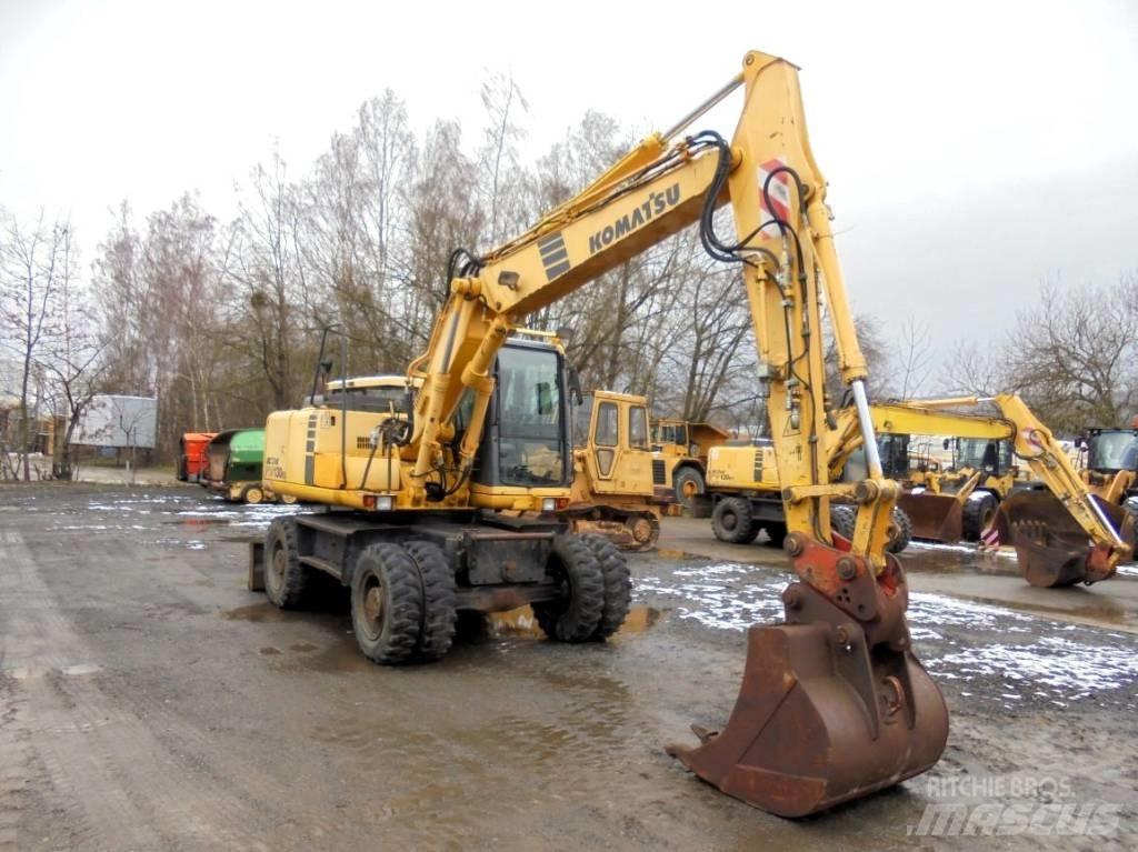 Komatsu PW 130ES-6K  휠 굴삭기