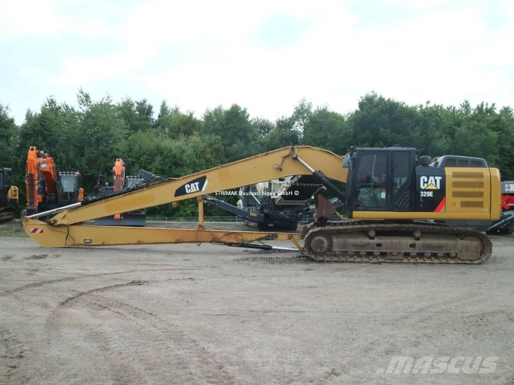 CAT 329 EL SLR 롱리치 굴삭기