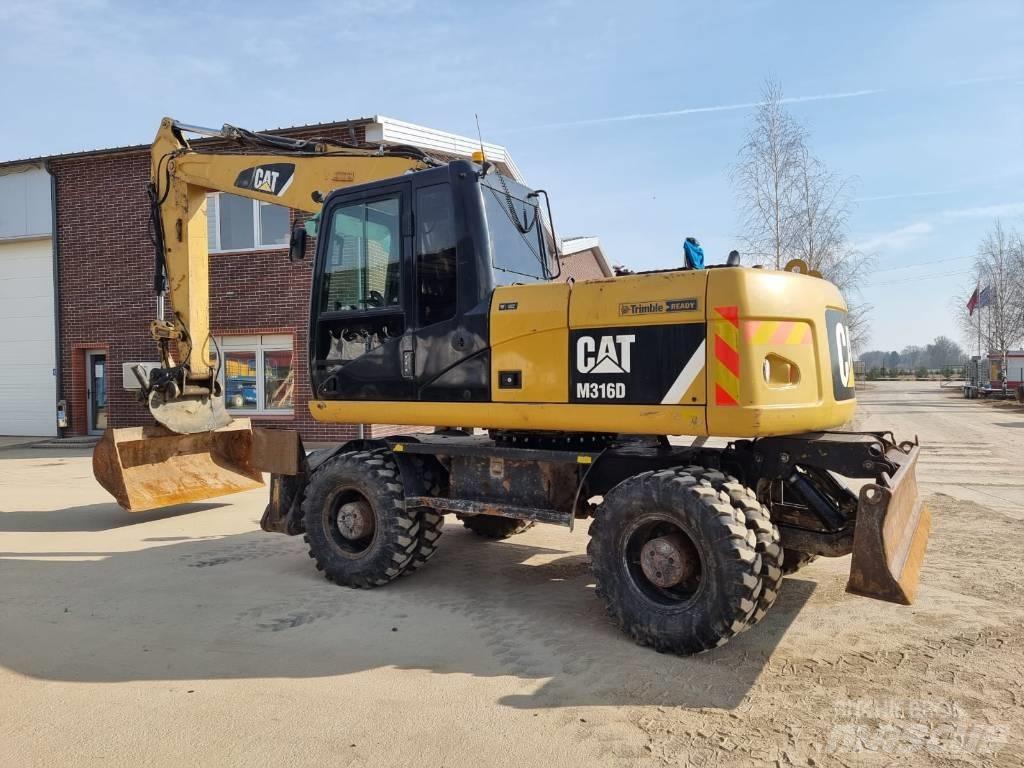 CAT M316 D II  휠 굴삭기