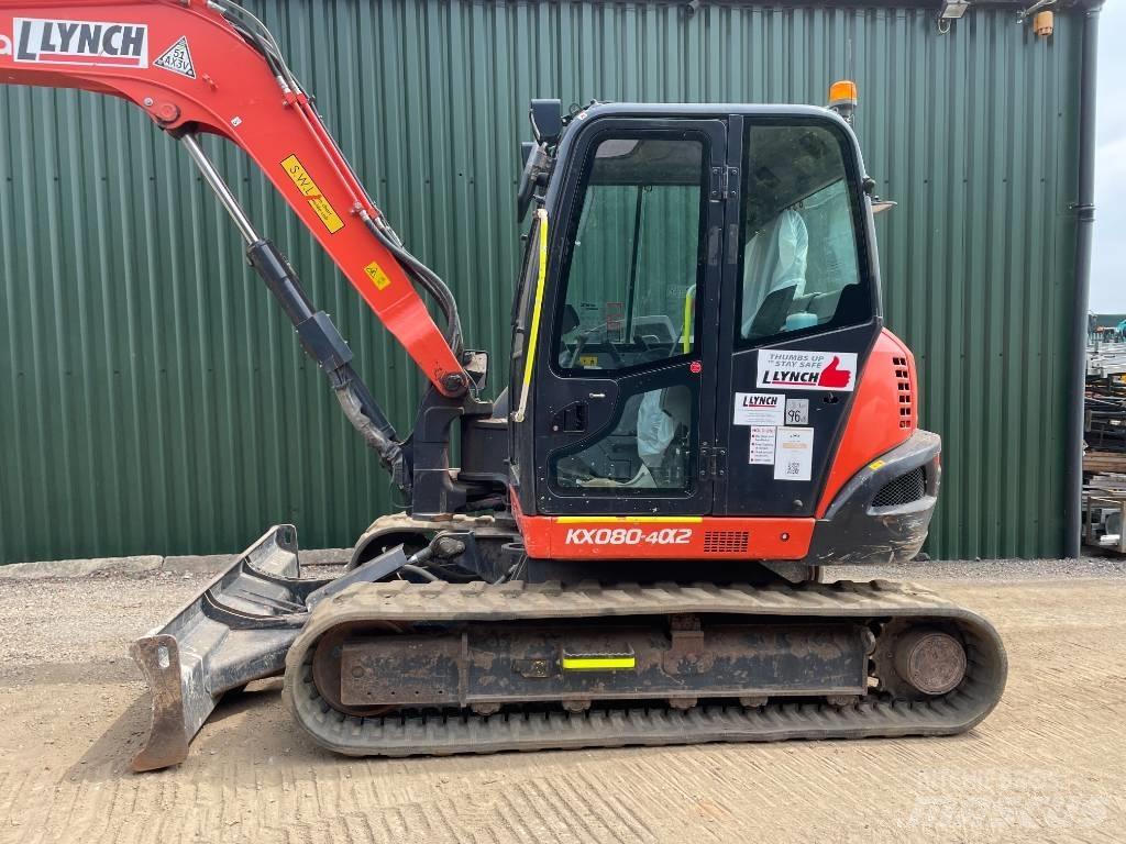 Kubota KX 080 중형굴삭기 7톤-28톤
