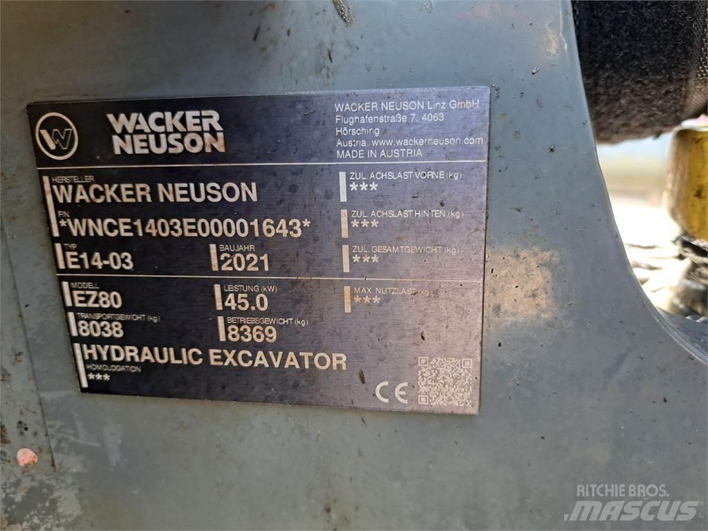 Wacker Neuson EZ80 대형 굴삭기 29톤 이상