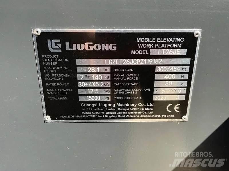 LiuGong LT26JE-li 관절형 전동이동 리프트