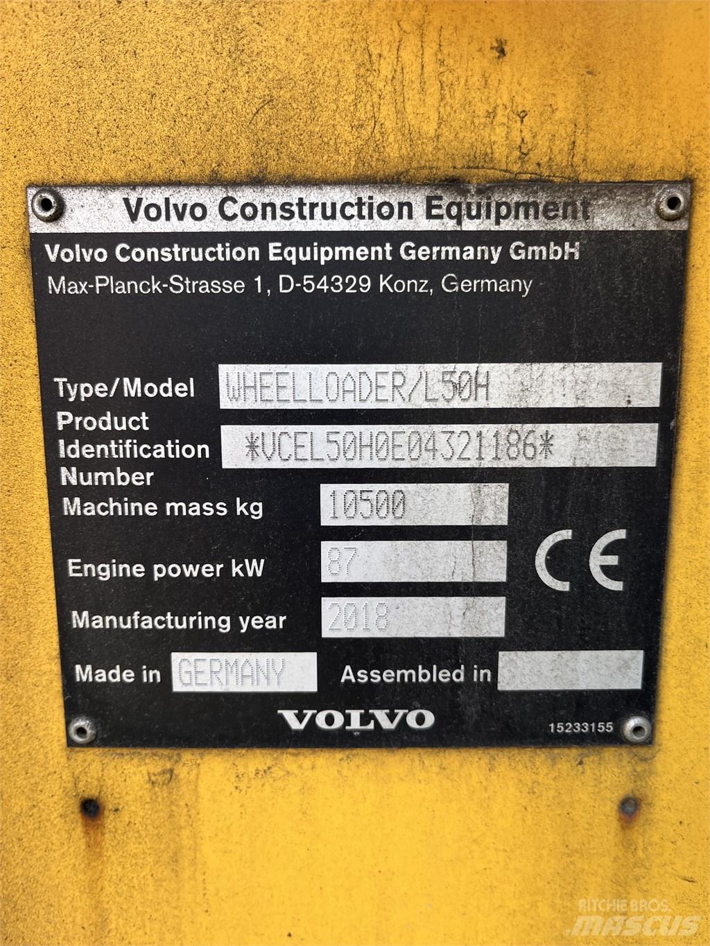 Volvo L 50 H  휠로우더