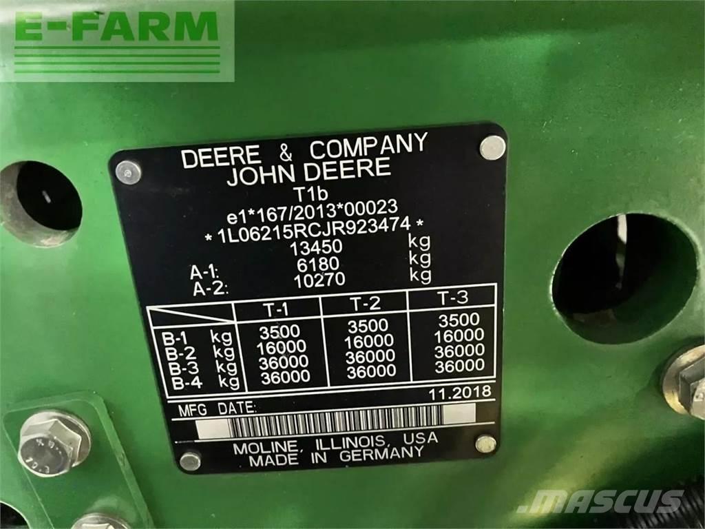 John Deere 6215r 트랙터