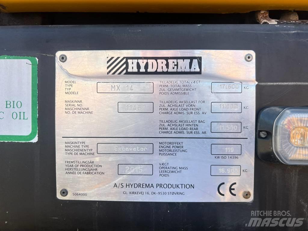 Hydrema MX14  휠 굴삭기