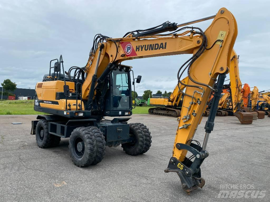 Hyundai HW140  휠 굴삭기