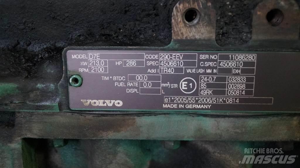 Volvo D7E USED 엔진