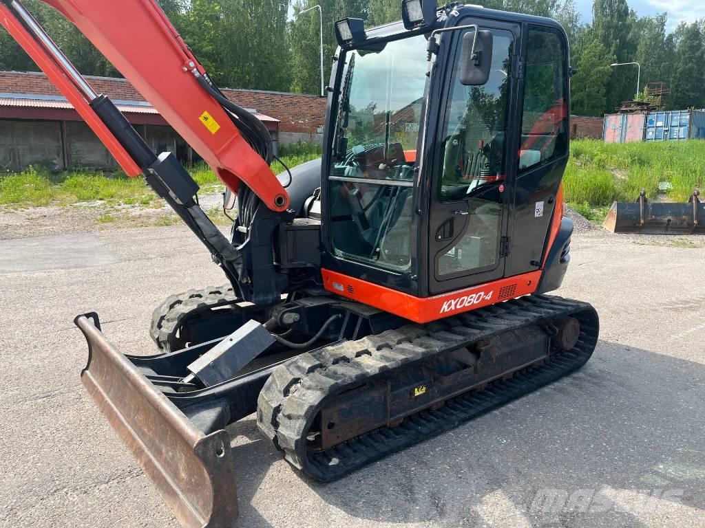 Kubota KX 080-4 중형굴삭기 7톤-28톤