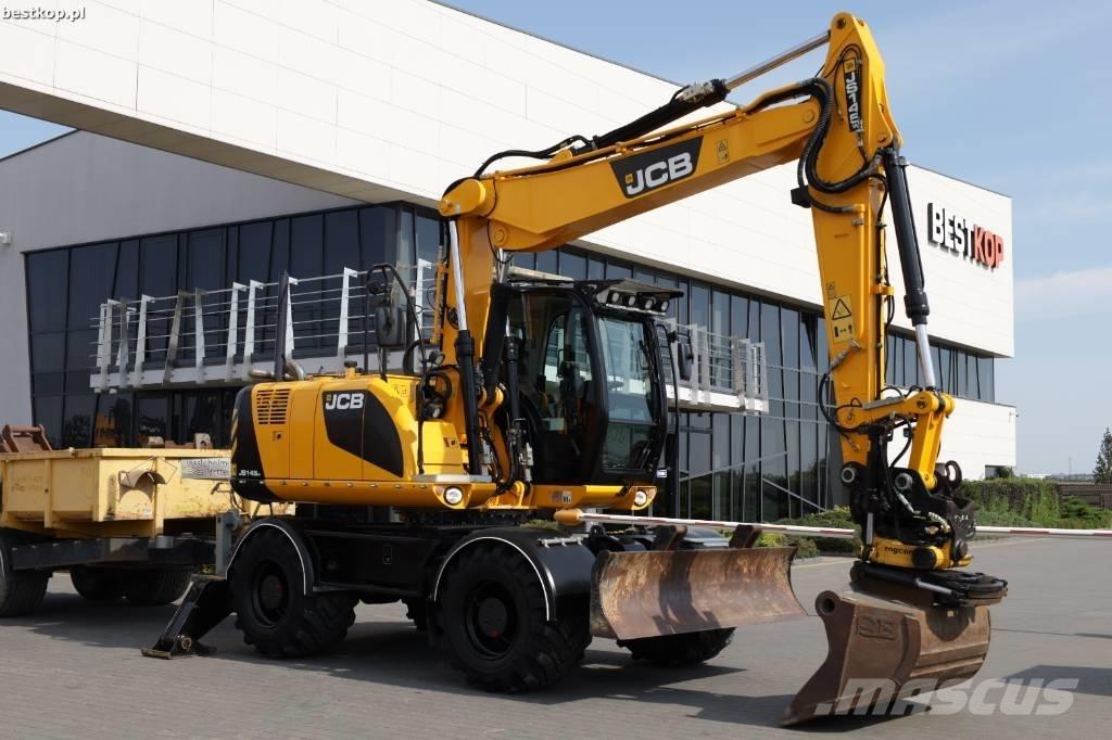 JCB JS 145 W  휠 굴삭기